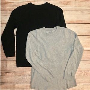 (2) Boys Long-Sleeve Crewneck Bundle